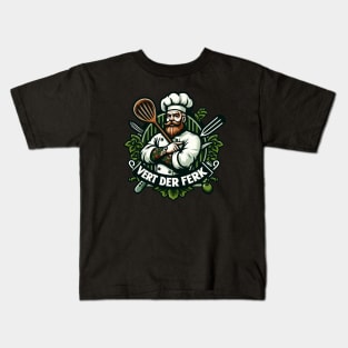 Vert Der Ferk Chef with Tattoos Kids T-Shirt